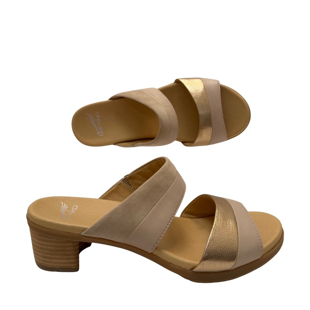 SOLD!!! NEW DANSKO THERESA HEELED SANDALS BLUSH Size 40 9.5-10